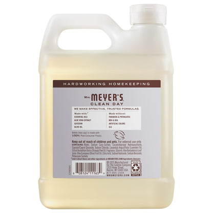 MRS. MEYER'S CLEAN DAY Hand Soap Refill, Lemon Verbena Scent, 33 Fl Oz Bottle
