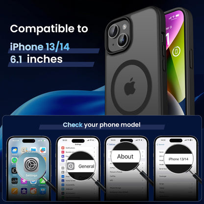 CACOE Magnetic Case for iPhone 17 6.3 inch, Light Purple