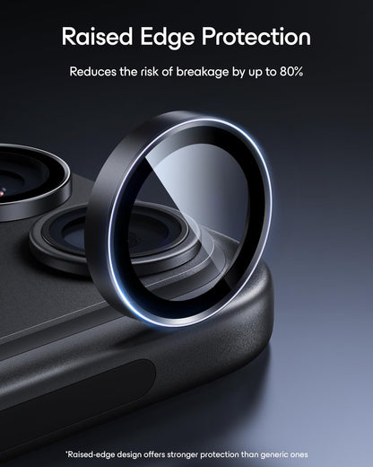 ESR for iPhone 17 Pro Max/17 Pro Camera Lens Protector, 1 Pack, Black