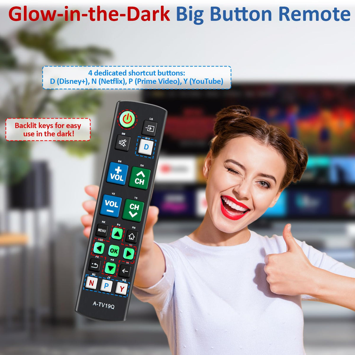 Universal Remote Control for Almost All LG TVs, for LG TV Remote