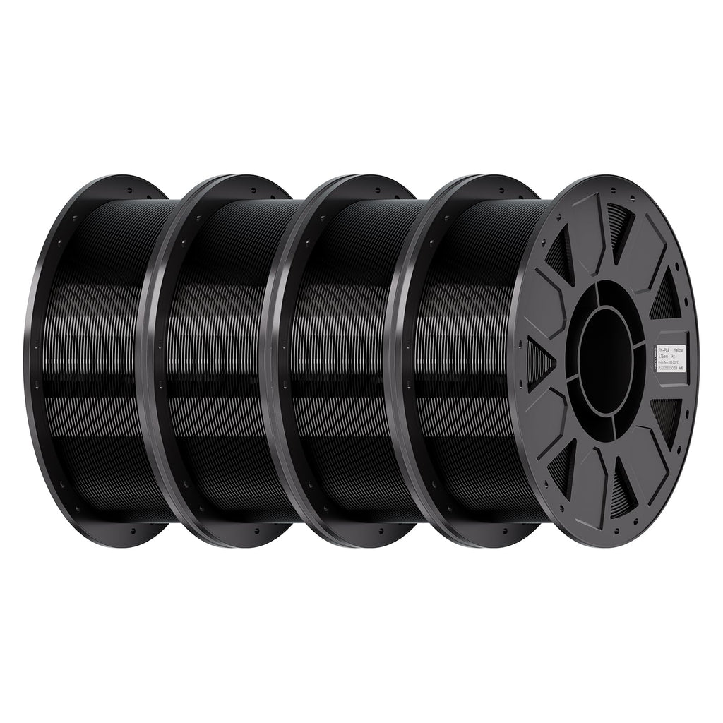 Creality PETG Filament 1.75mm 4KG, Black+White+Blue+Red, Total 4-Pack