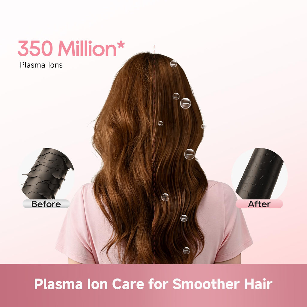 Dreame Pocket Cake Dual Voltage Hair Dryer with Diffuser, Travel Blow Dryer