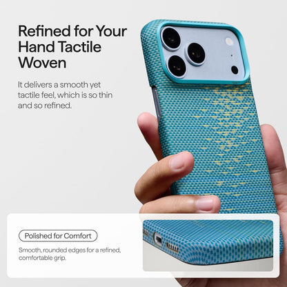 pitaka for iPhone 18 Pro Case 6.3" with Caseless Feeling, Abyss Blue