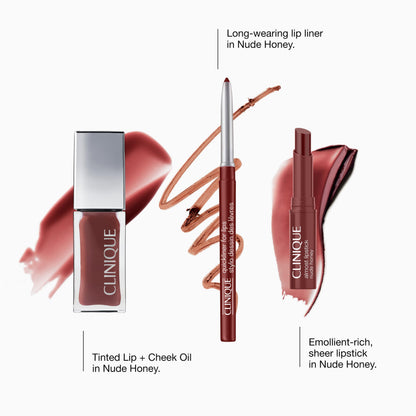 Clinique Almost Lipstick Tinted Lip Balm in Black Honey | Sheer + Lightweight Moisturizing Lipstick