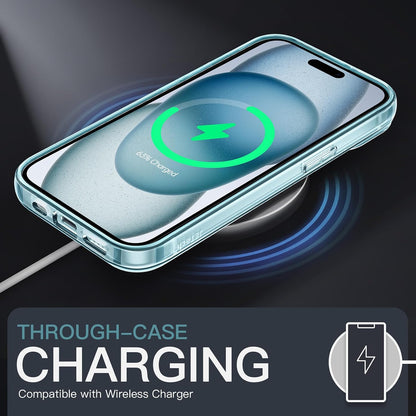 JETech Case for iPhone 15, Anti-Yellowing, Green
