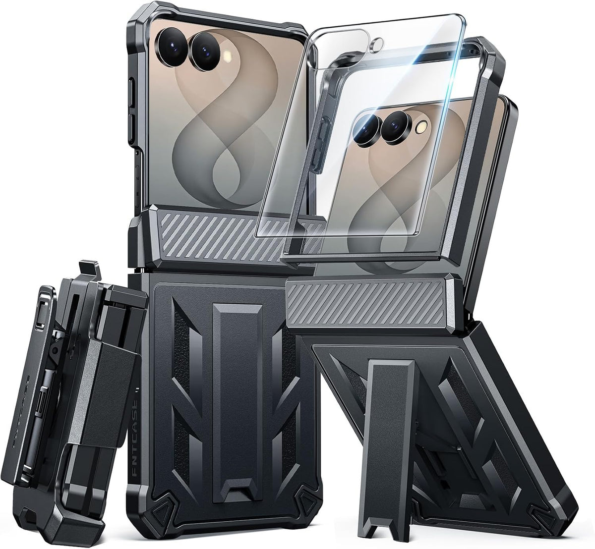 FNTCASE for Google Pixel 11 Pro XL Case with Built-in Screen Protector