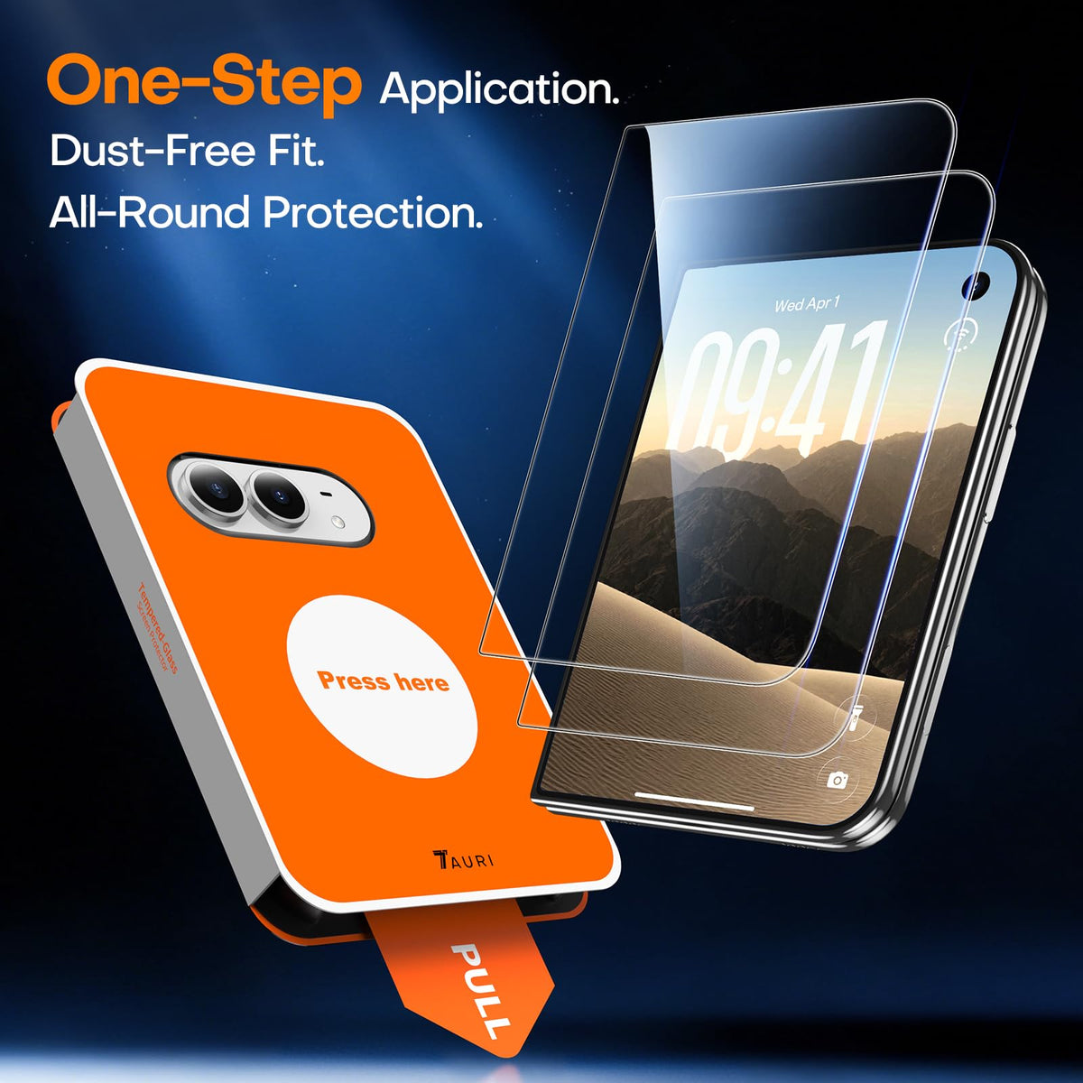 TAURI 2 Pack for Samsung Galaxy Z Fold 8 Ultra Privacy Screen Protector