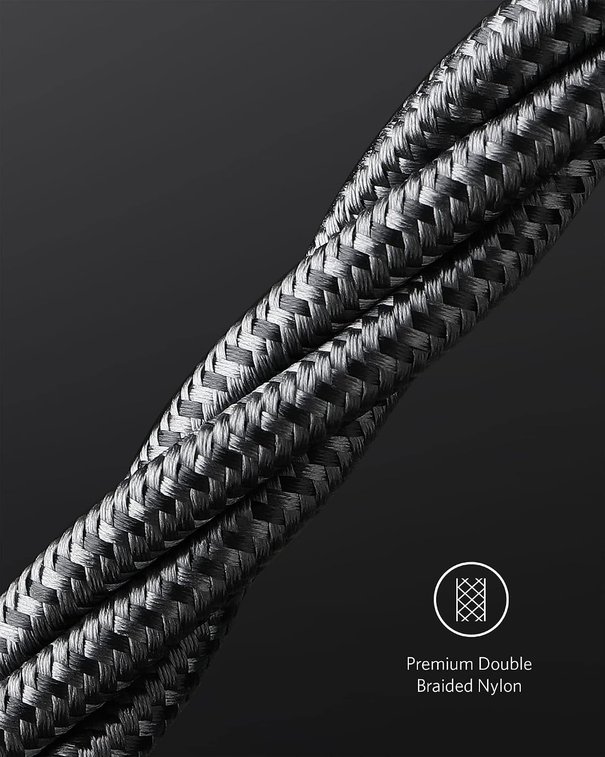 Anker USB C to USB C Cable, 100W Fast Charging Cable (2-Pack, 6 ft, Black)
