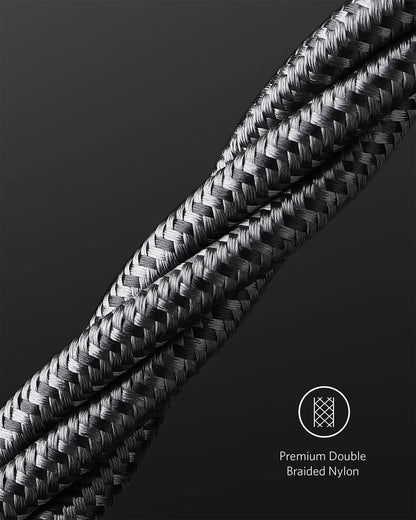Anker USB C to USB C Cable, 100W Fast Charging Cable(1-Pack, 10 ft, Black)