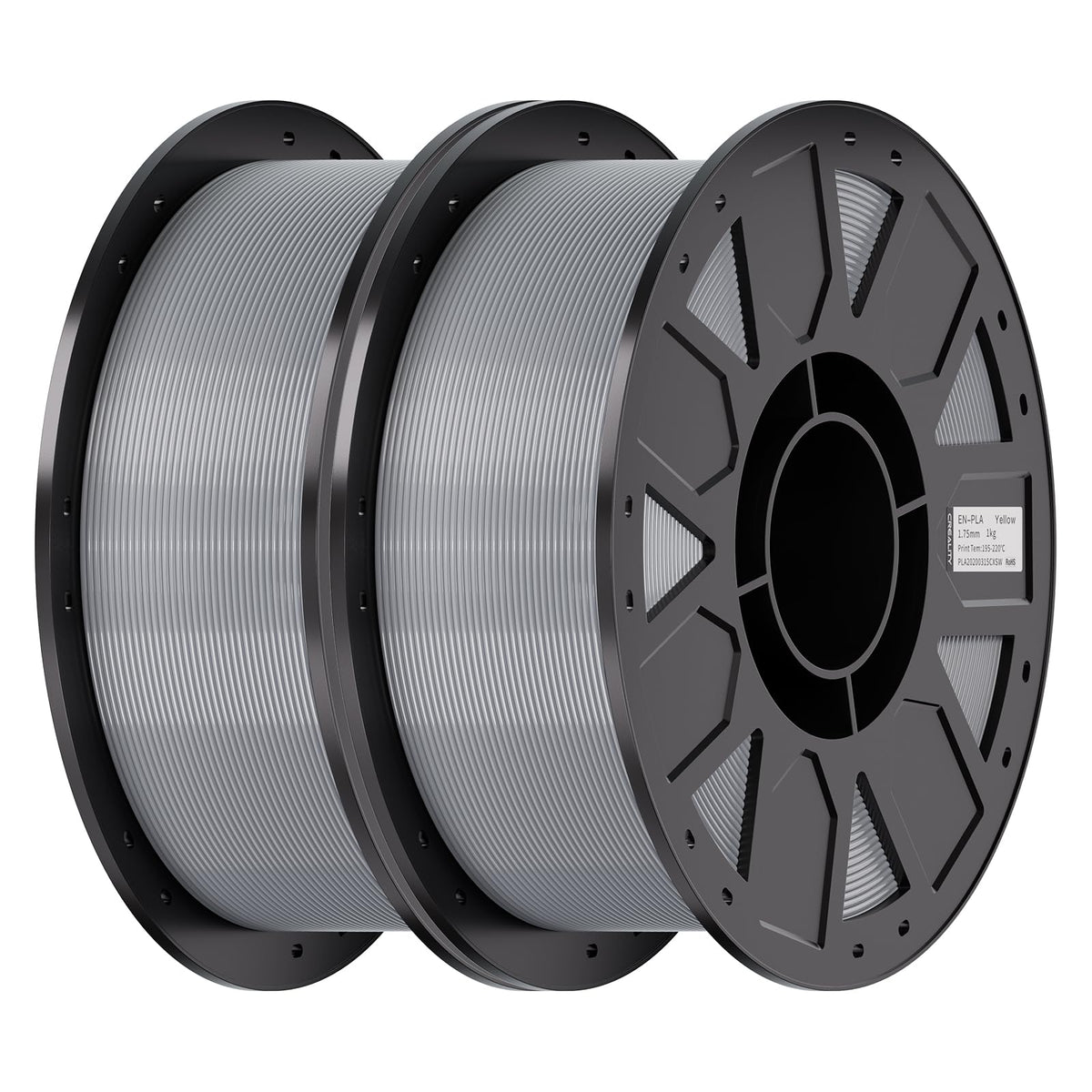 Creality PETG Filament 1.75mm 4KG, Black+White+Blue+Red, Total 4-Pack