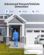 REOLINK PoE Security Camera RLC-510A(Pack of 2), 5MP Home Surveillance