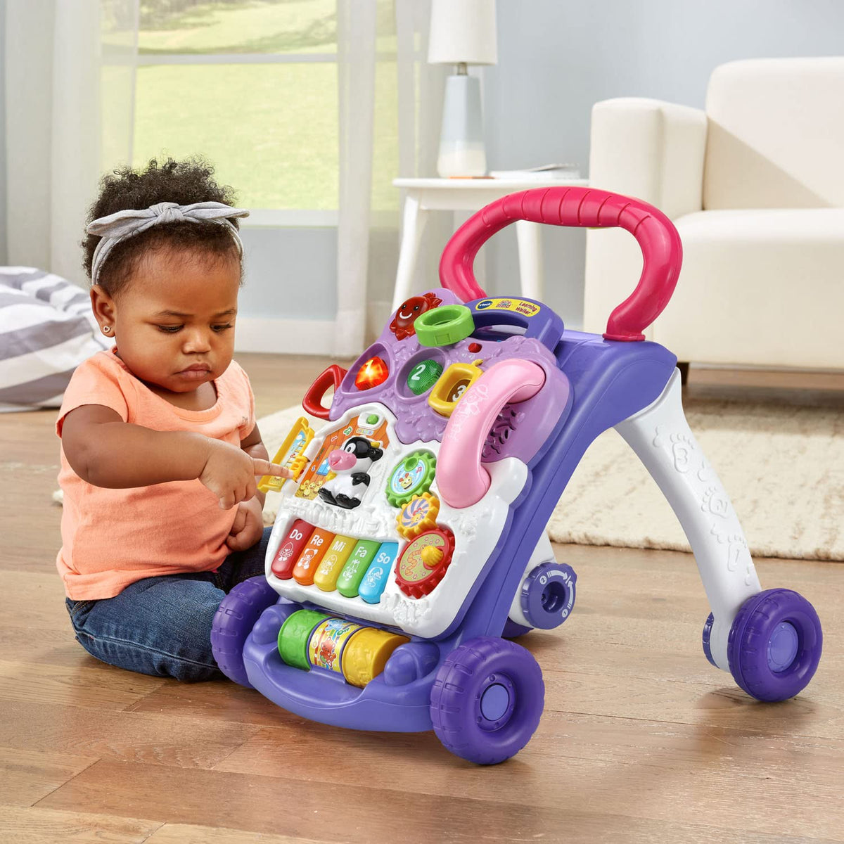 VTech Sit-to-Stand Learning Walker (Frustration Free Packaging), Blue