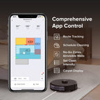 roborock Qrevo CurvX Robot Vacuum and Mop, 22,000Pa Suction