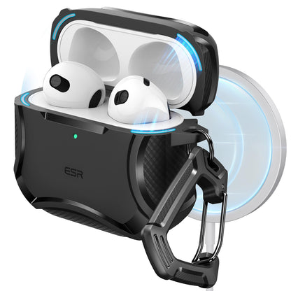 ESR for AirPods Pro 2 Case, Compatible with MagSafe, Cyber Series, Black