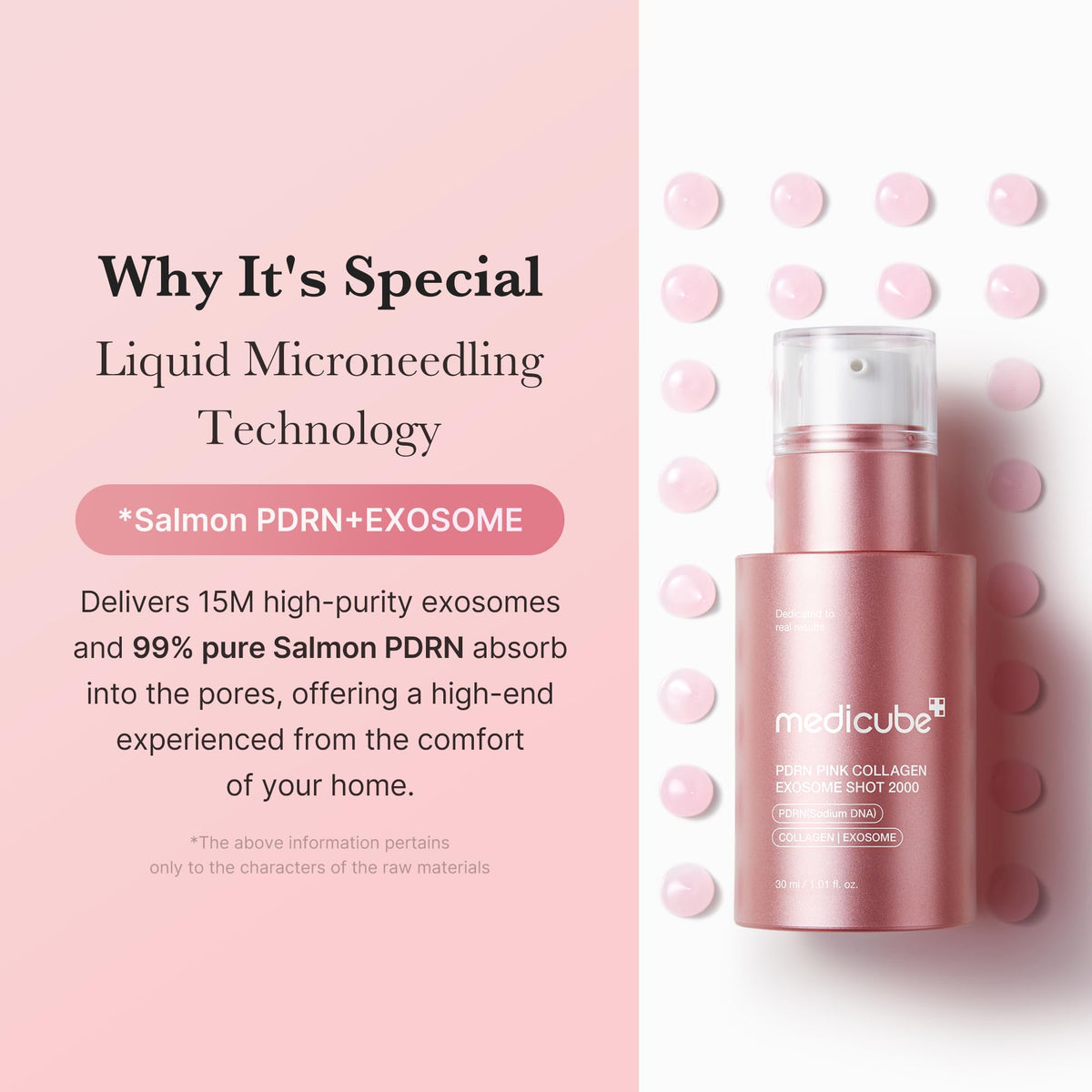 medicube Exosome Shot Zero 2,000 PPM Spicule Facial Serum For Pores & Sebum