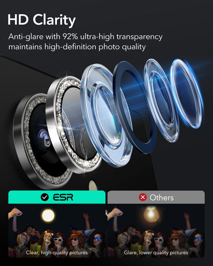 ESR for Samsung Galaxy S26 Ultra Camera Lens Protector, 1 Pack, Black