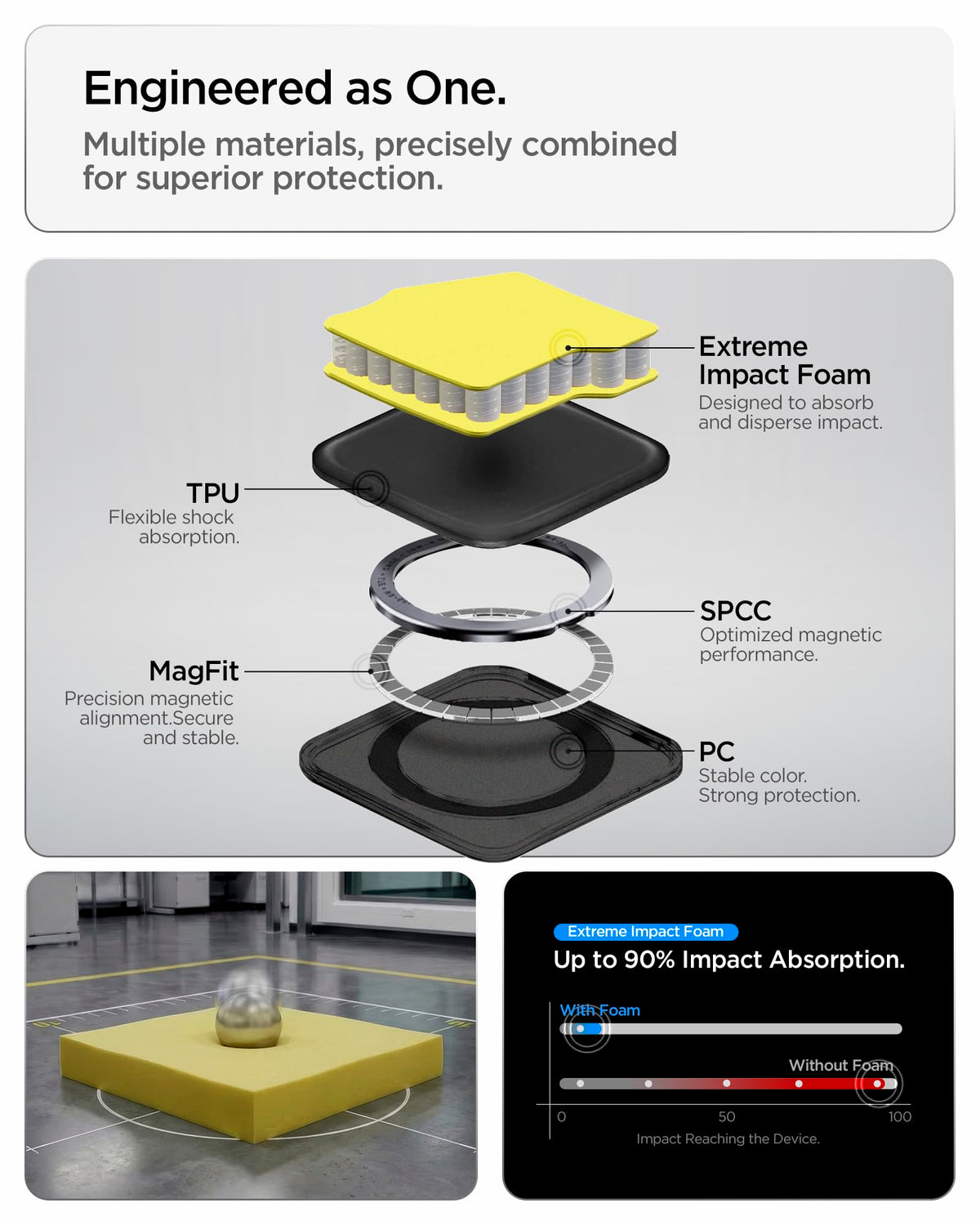 Spigen for Galaxy S26 Case, Tough Armor MagFit [Kickstand] [Compatible with MagSafe] [Military-Grade Protection] - Black