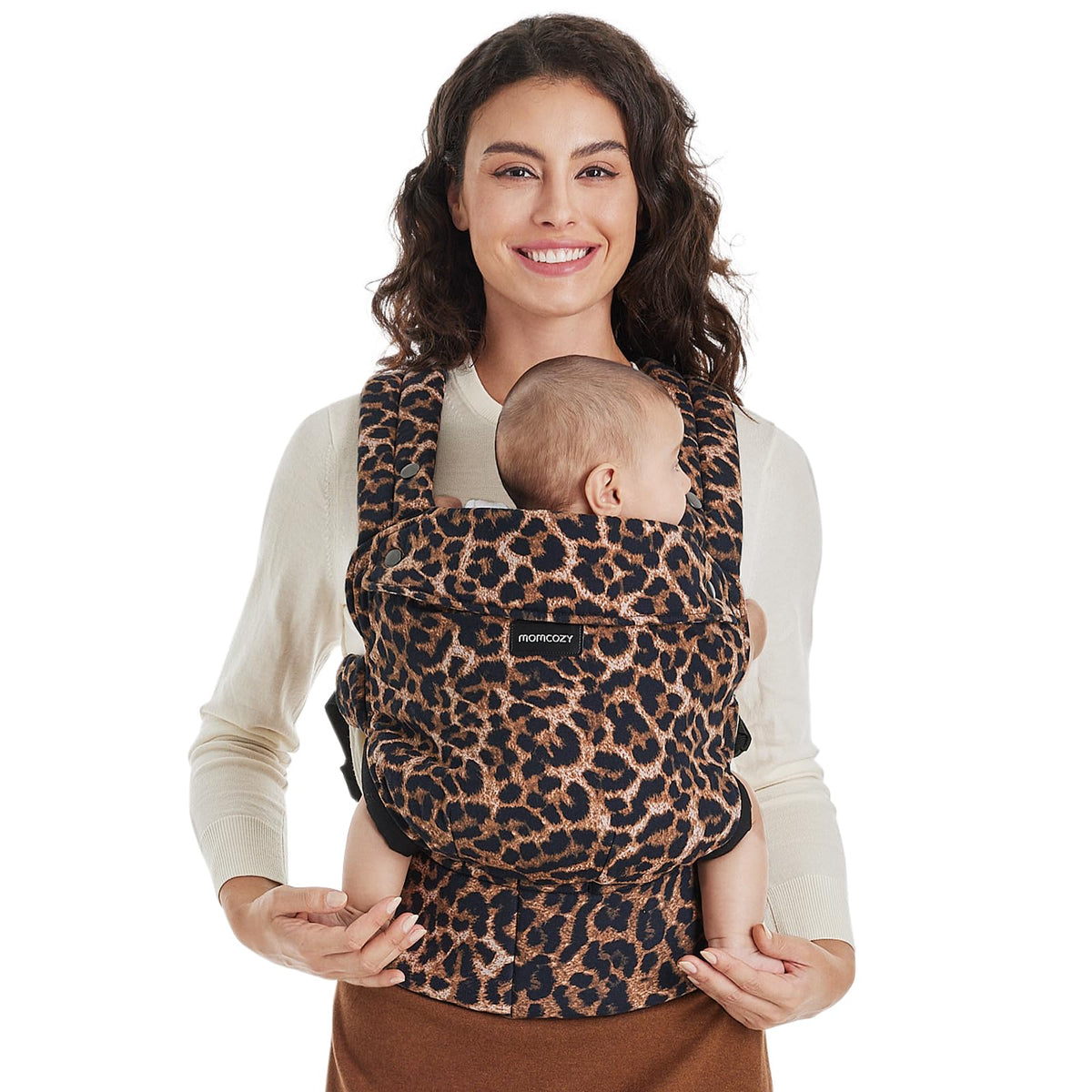 Momcozy PureHug Baby Carrier - Ergonomic, Cozy and Lightweight for 7-45 lbs