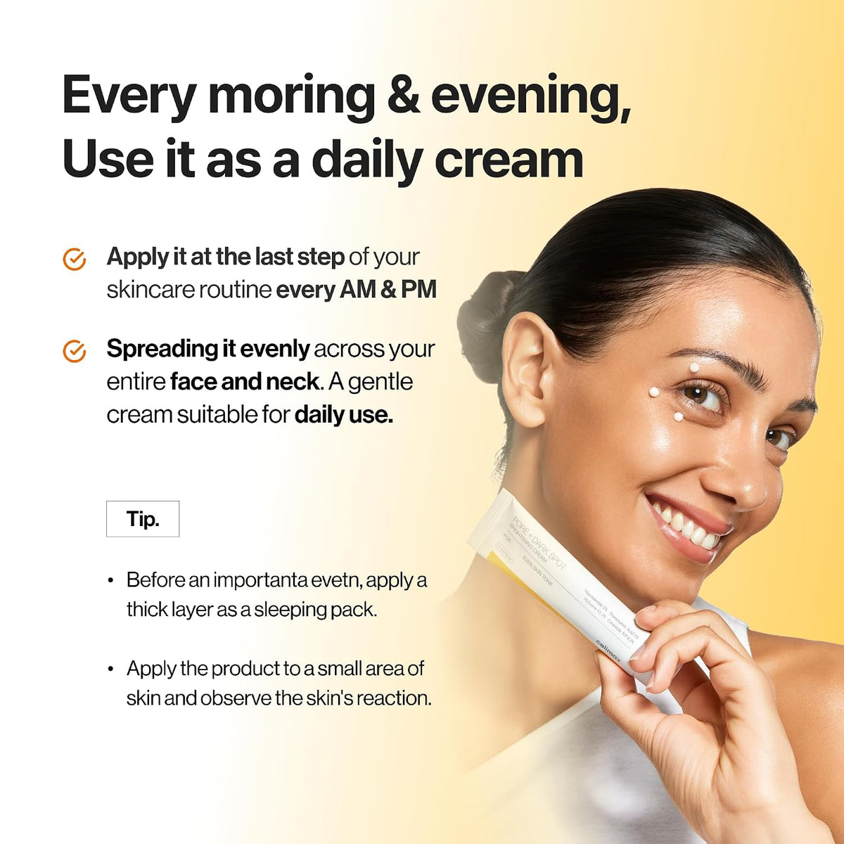 celimax Pore+Dark Spot Brightening Cream, 1.18 fl.oz, TXA cream
