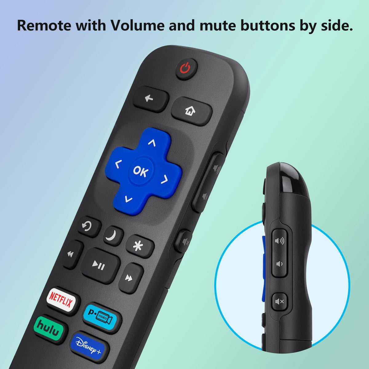 Replacement Remote Control for Hisense Smart Google TV，for Hisense UHD 4K ULED Google TVs