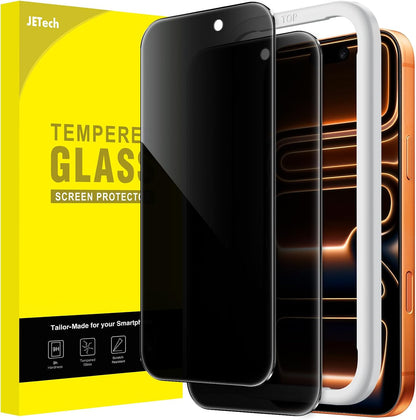 JETech Privacy Screen Protector for iPhone 16 Pro Max, 2-Pack