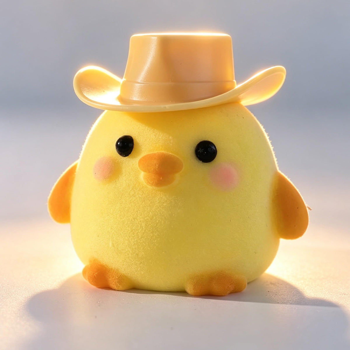 2-Pack Handmade Duck Chick Squishy Toys, Cute Stress Relief Squeeze Toys