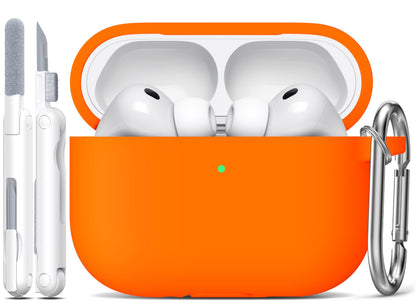 R-fun for AirPods 2nd/1st Case Silicone Cover, Banana Violet