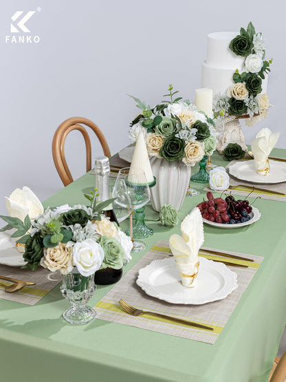 Fall Artificial Flowers DIY Bouquet Combo Faux Rose for Home Decor