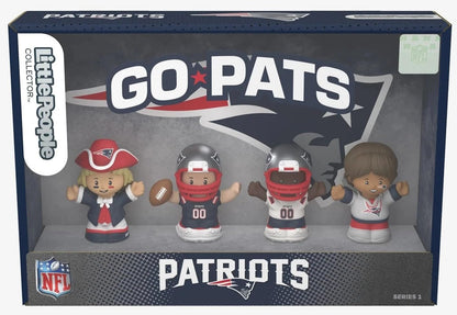 Patriots Little People Collector 4 Pack Figure Set Featuring 2 Players and 2 Super Fans