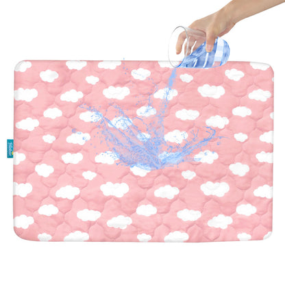Crib Mattress Protector Sheets Fitted Waterproof Mattress Pad Cover 2 Pack
