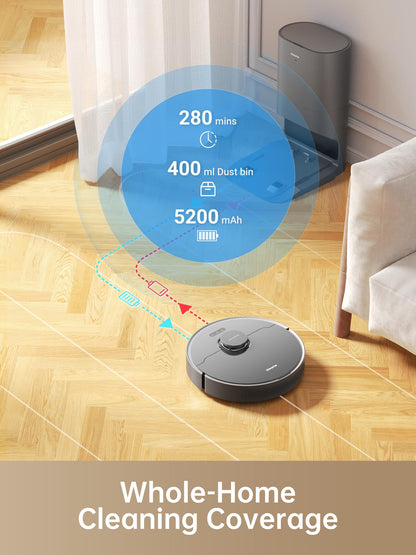 DREAME L40s Ultra AE Robot Vacuum and Mop, Self Emptying & Auto Refill