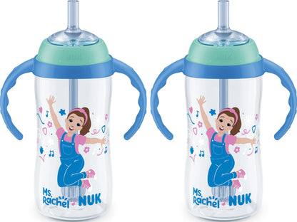 NUK Learner Straw Cup, 10oz, 2-Pack, Amazon Exclusive Timeless
