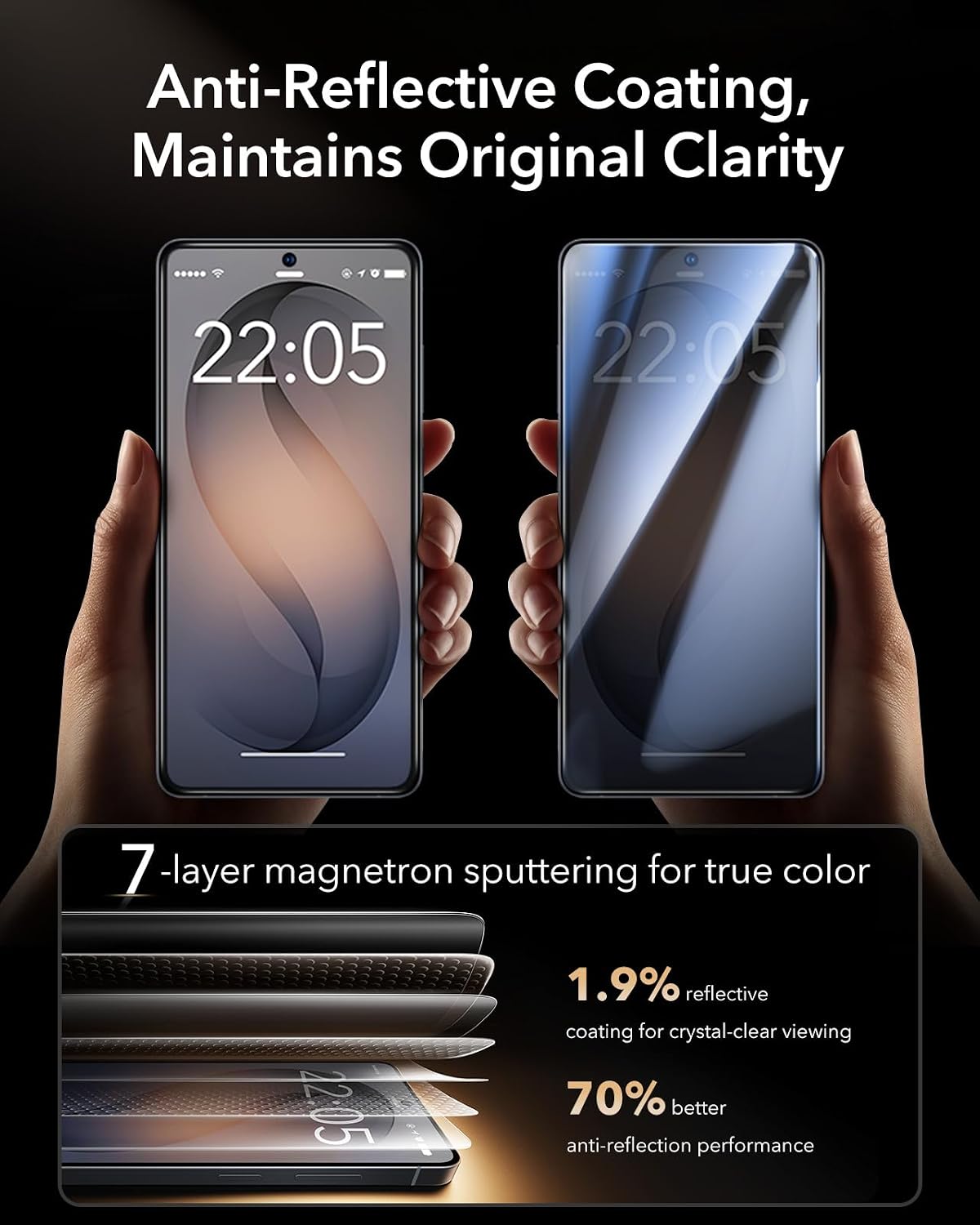 ESR 3 Pack for Samsung Galaxy S26 Ultra Screen Protector, Armorite Pro