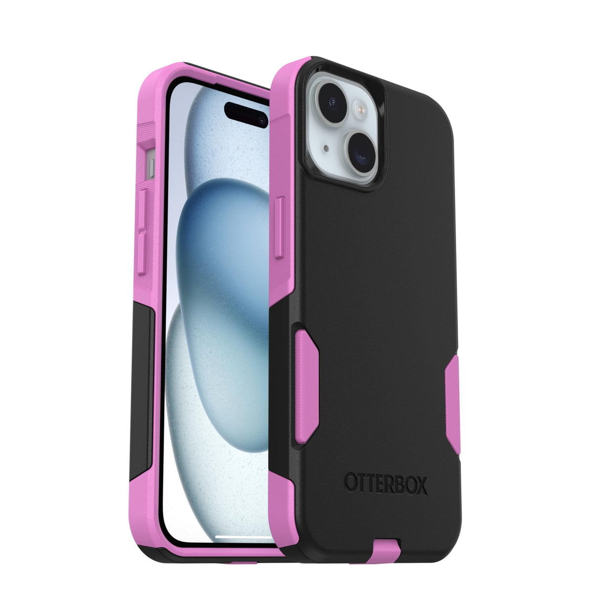 OtterBox iPhone 17e, 16e, 15, 14, & 13 Commuter Series Case - Black, Slim & Tough, Pocket-Friendly, with Port Protection - Thin & Protective iPhone Case, Dual-Layer, Impact Absorbing iPhone Case