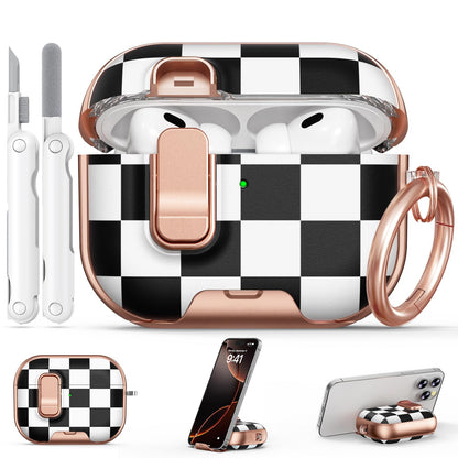 for AirPods Pro 2nd/1st Case (2023-2019)-Purple Bell Flower