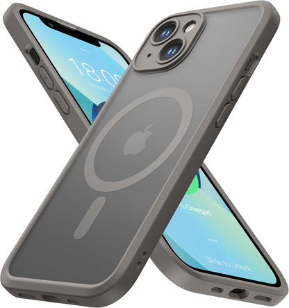 ImpactStrong Magnetic Guard Designed for iPhone 17 Air Case [Camera Protection] [Military Grade Drop Tested] [Compatible with MagSafe] Slim Translucent Matte Phone Case (6.6") - Navy Blue