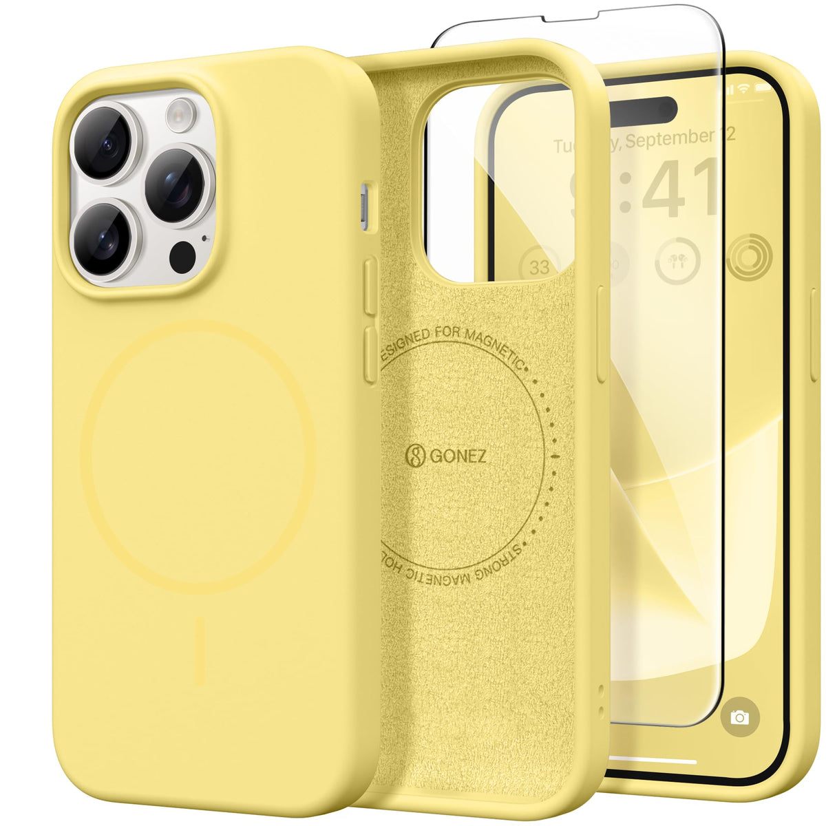 GONEZ for iPhone 18 Pro Max Case/iPhone 17 Pro Max Case, Mist Blue