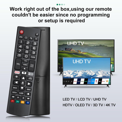 Replacement Remote Control for Hisense Smart Google TV，for Hisense UHD 4K ULED Google TVs