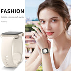 6 Pack Sport Silicone Bands Compatible with Apple Watch Band for Women Men