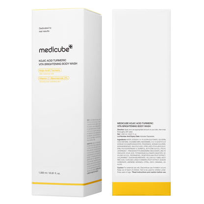 medicube Kojic Acid Turmeric Brightening Body Wash, 13.52 fl.oz