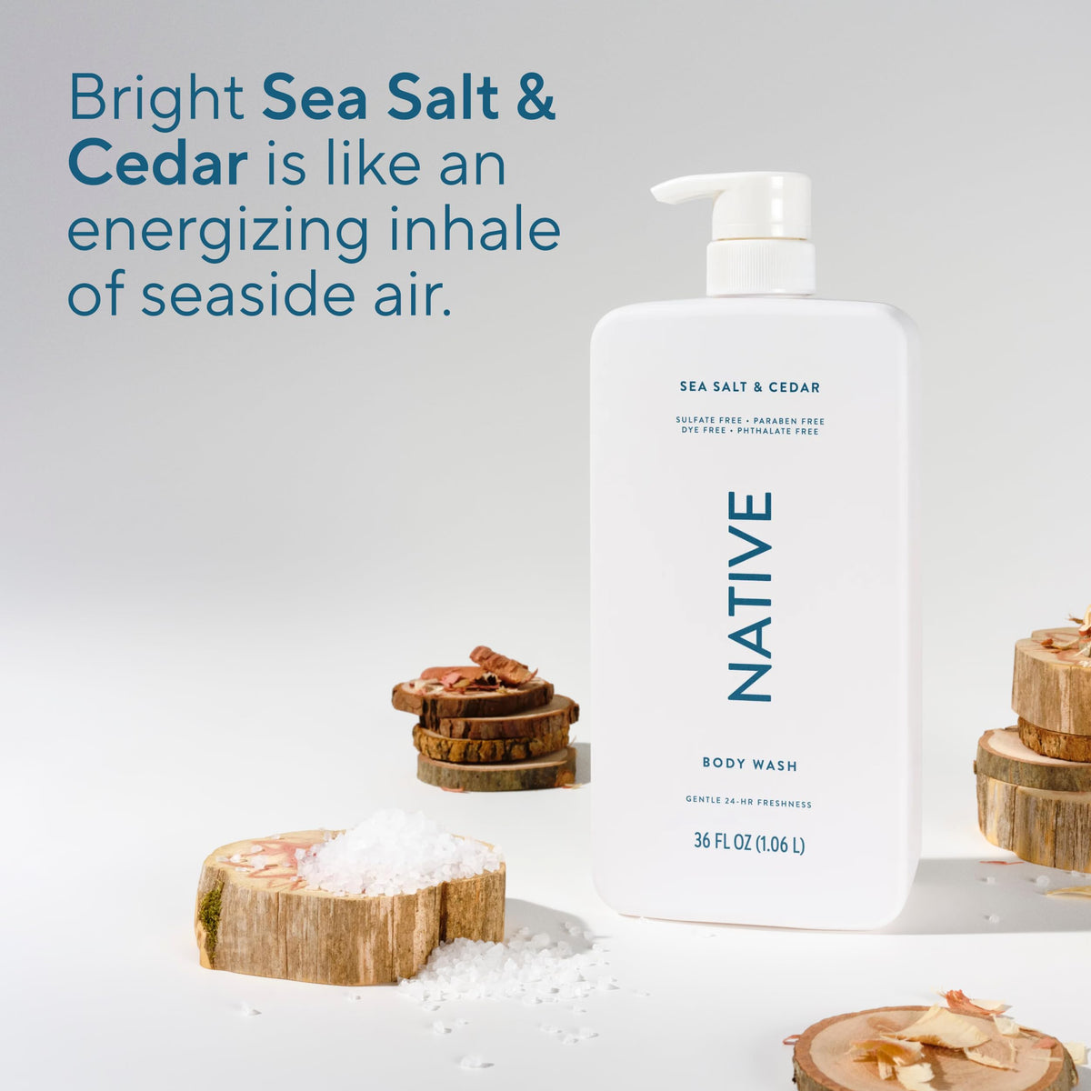 Native Body Wash 3 Pack - Natural Body Wash Women & Men - SLS & Paraben Free - Cucumber & Mint, Coconut & Vanilla, Lavender & Rose