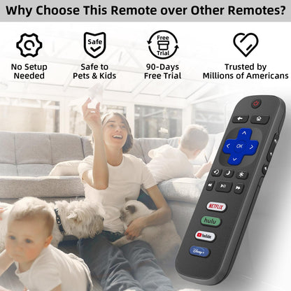Rechargeable TV Remote for Samsung Smart TVs. Replacement Voice Remote.