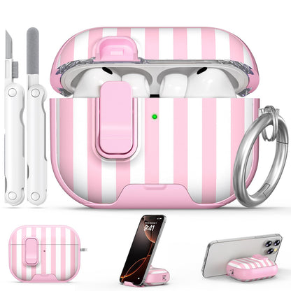 for AirPods Pro 2nd/1st Case (2023-2019)-Purple Bell Flower
