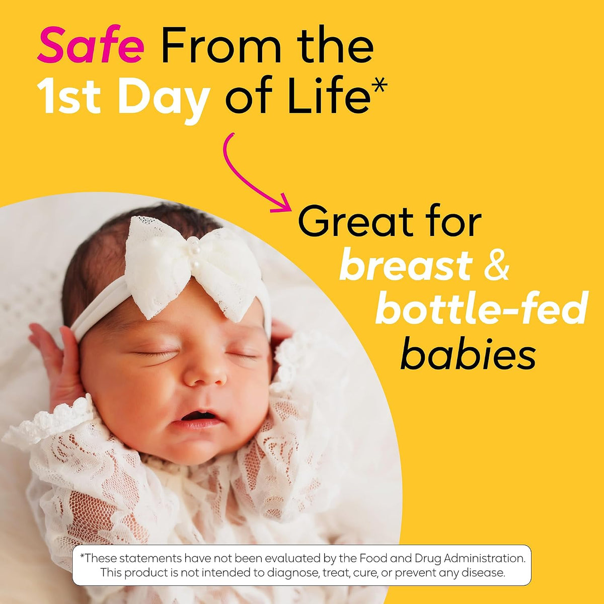 BioGaia Baby Probiotic Drops + Vitamin D | Colic & Gas Relief | 50 Servings