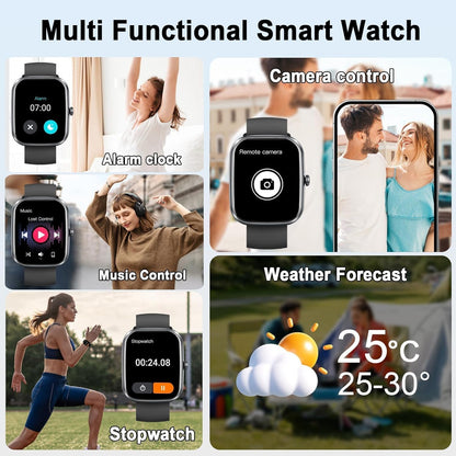 Motast Smart Watch, Fitness Tracker 1.69'' HD for Men Women,