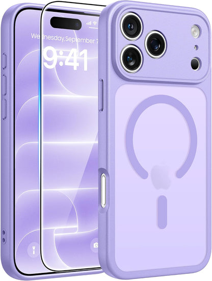 FNTCASE for iPhone 16 Plus Case, Fit for Magsafe, White