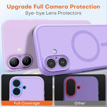 TAURI for iPhone 16 Pro Max Case, Compatible with MagSafe, Purple
