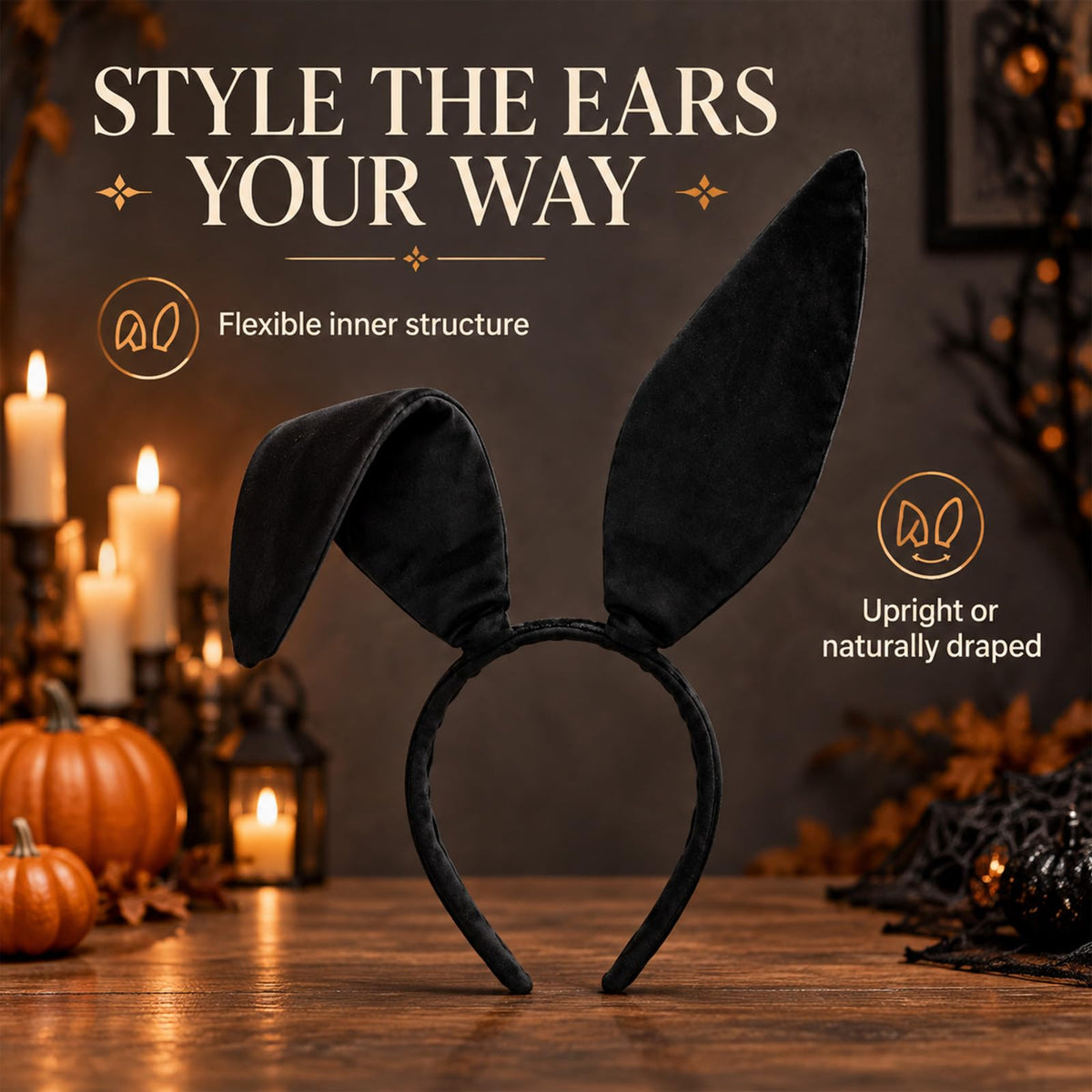 Small Deer Ears Antler Headbands Reindeer Antlers Headband Hair Accessories