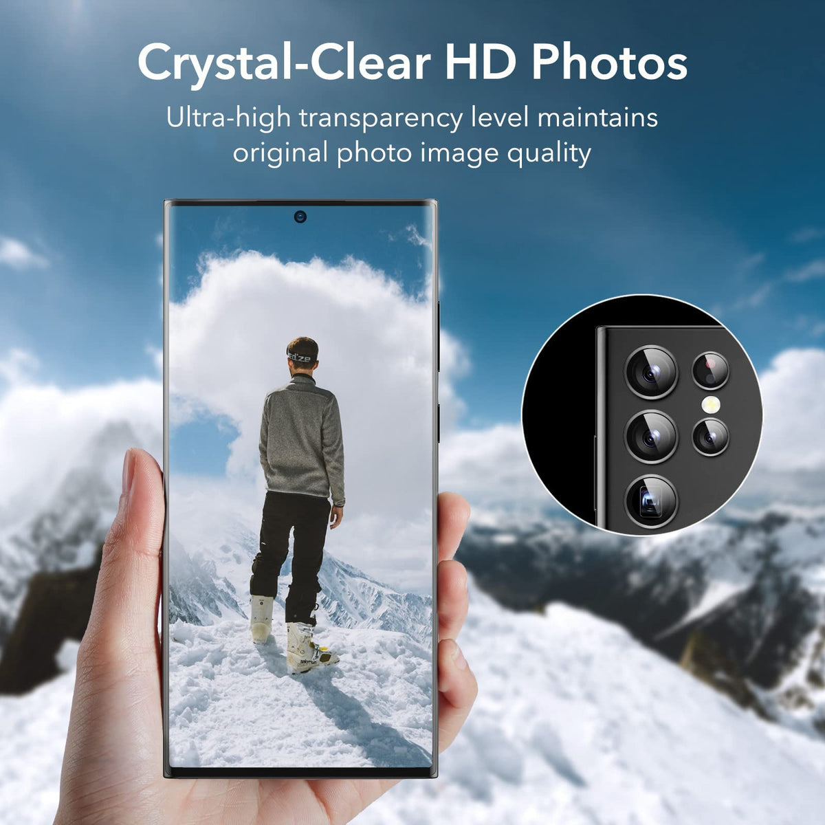 ESR for Samsung Galaxy S26 Ultra Camera Lens Protector, 1 Pack, Black