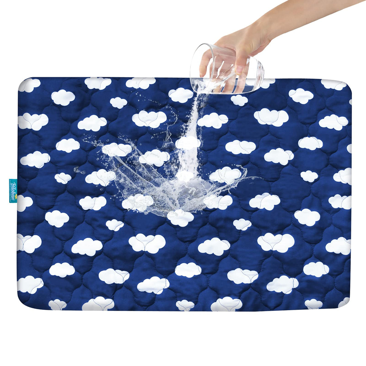 Crib Mattress Protector Sheets Fitted Waterproof Mattress Pad Cover 2 Pack